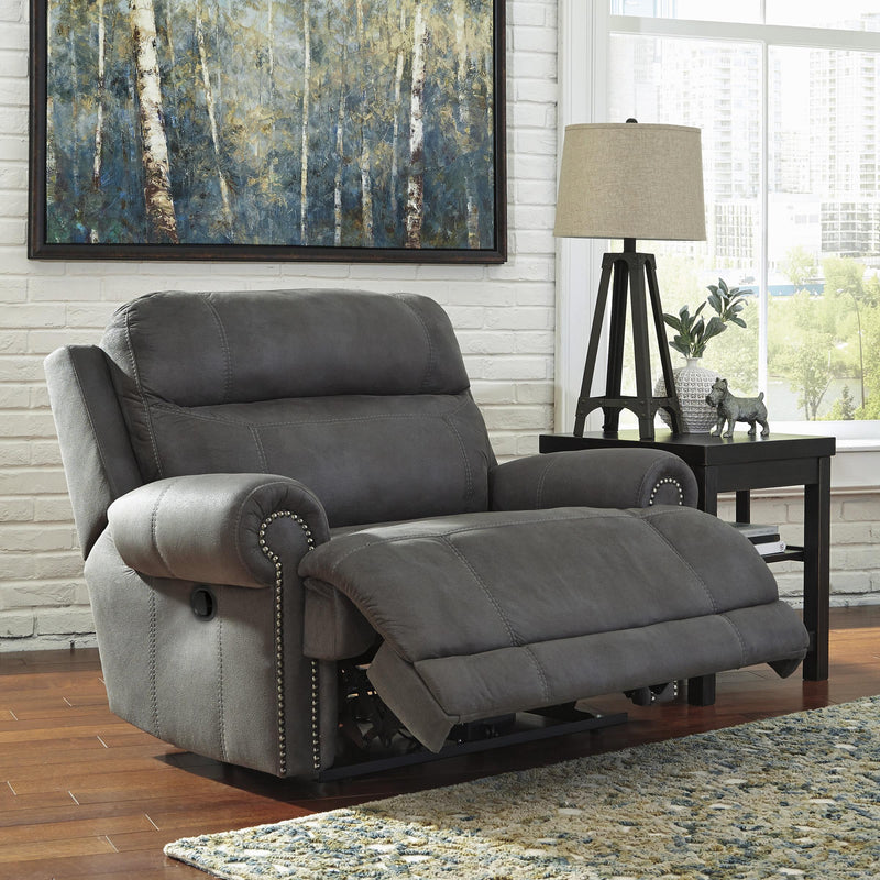 Signature Design by Ashley Austere Fabric Recliner with Wall Recline 3840152 IMAGE 5
