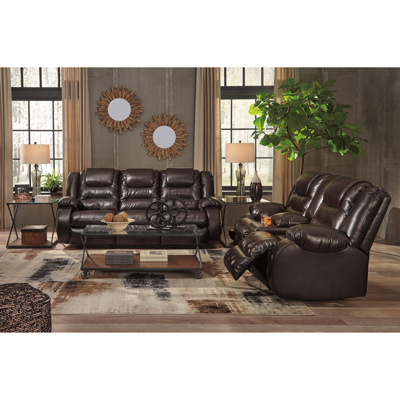 Signature Design by Ashley Vacherie Reclining Leather Look Sofa 7930788 IMAGE 5