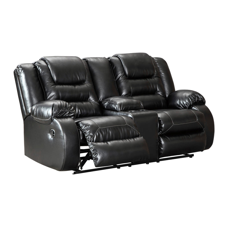 Signature Design by Ashley Vacherie Reclining Leather Look Loveseat 7930894 IMAGE 2