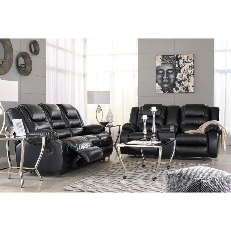 Signature Design by Ashley Vacherie Reclining Leather Look Loveseat 7930894 IMAGE 5
