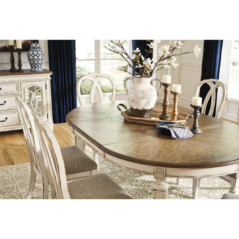 Signature Design by Ashley Oval Realyn Dining Table D743-35 IMAGE 3