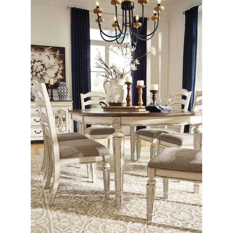 Signature Design by Ashley Oval Realyn Dining Table D743-35 IMAGE 7