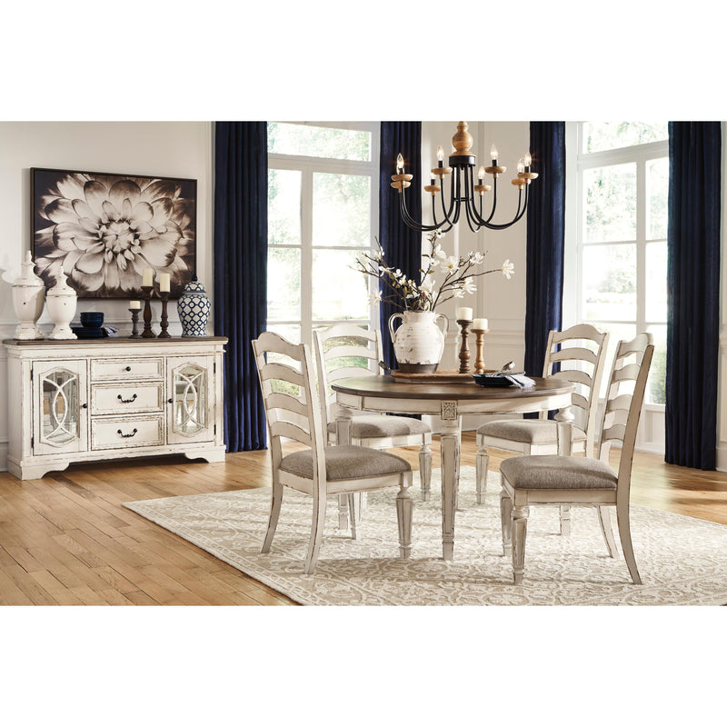 Signature Design by Ashley Oval Realyn Dining Table D743-35 IMAGE 9