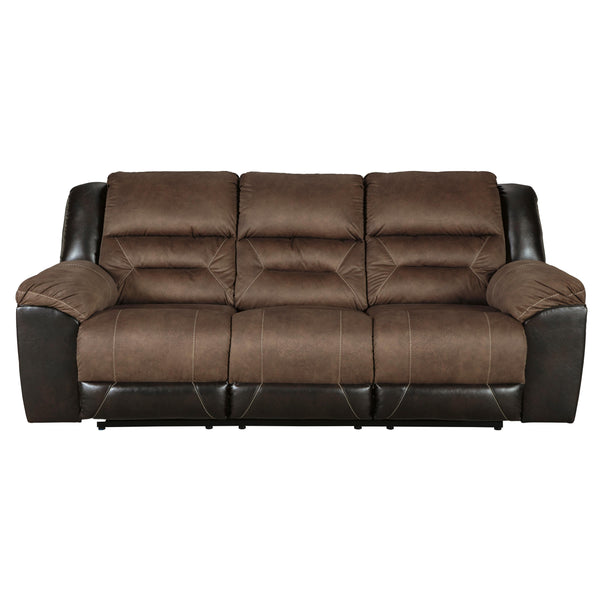 Signature Design by Ashley Earhart Reclining Fabric and Leather Look Sofa 2910188 IMAGE 1