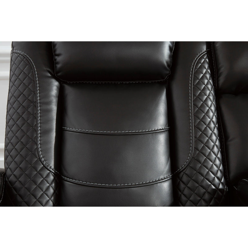 Signature Design by Ashley Party Time Power Leather Look Recliner 3700313 IMAGE 8