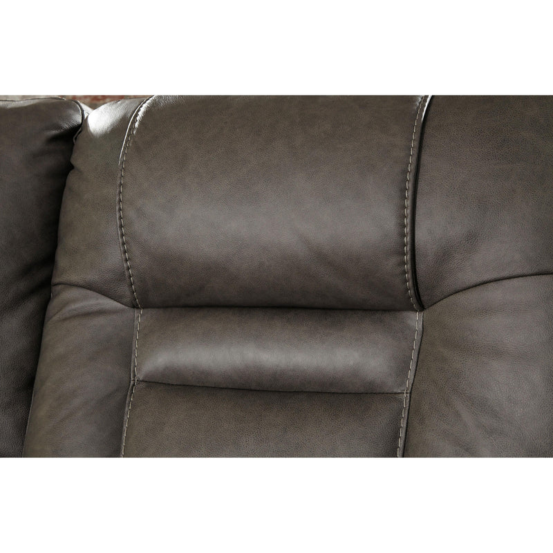 Signature Design by Ashley Wurstrow Power Reclining Leather Match Sofa U5460215 IMAGE 7