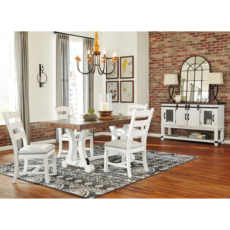 Signature Design by Ashley Valebeck Dining Table with Trestle Base D546-35 IMAGE 8