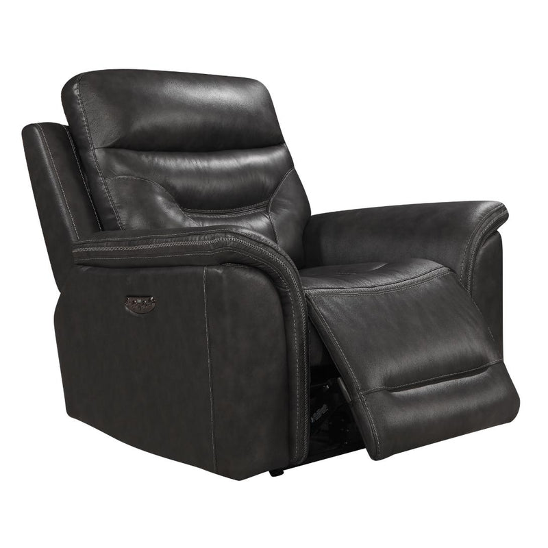 Leather Italia USA Bullard Power Leather Recliner with Wall Recline 1555-EH5194-011095LV IMAGE 1