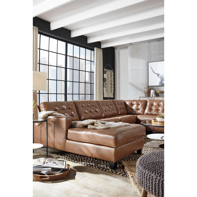 Signature Design by Ashley Baskove Leather Match 4 pc Sectional 1110216/1110277/1110234/1110256 IMAGE 6