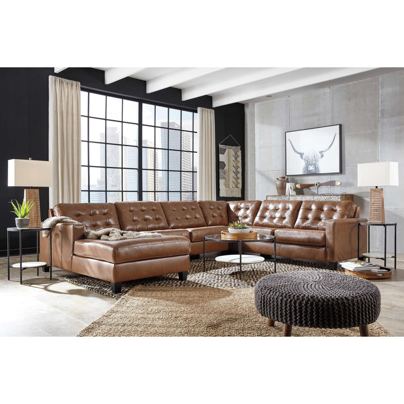 Signature Design by Ashley Baskove Leather Match 4 pc Sectional 1110216/1110277/1110234/1110256 IMAGE 8