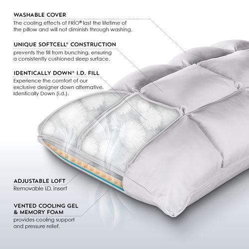 PureCare King Bed Pillow SUB-0° SoftCell Chill Hybrid Pillow (King) IMAGE 4