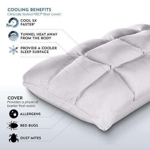 PureCare Bed Pillow SUB-0° SoftCell Chill Latex Hybrid Pillow (Standard) IMAGE 5