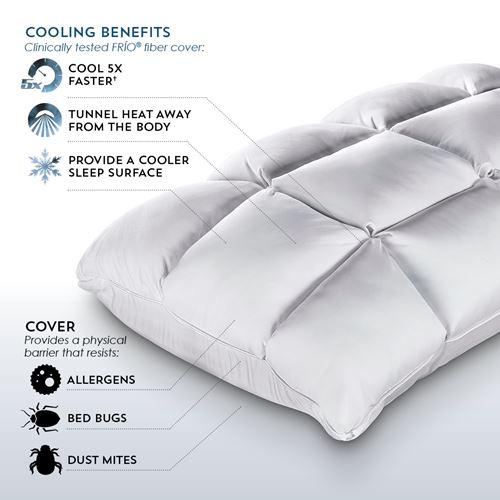PureCare Queen Bed Pillow SUB-0° SoftCell Chill Soothe Me Hybrid Pillow (Queen) IMAGE 2