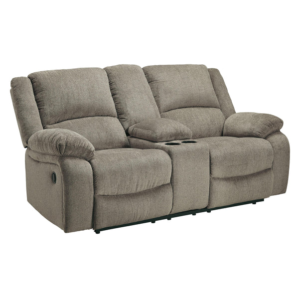 Signature Design by Ashley Draycoll Reclining Fabric Loveseat 7650594 IMAGE 1