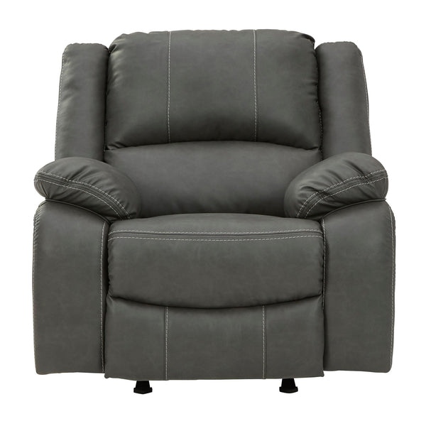 Signature Design by Ashley Calderwell Power Rocker Leather Look Recliner 7710398 IMAGE 1