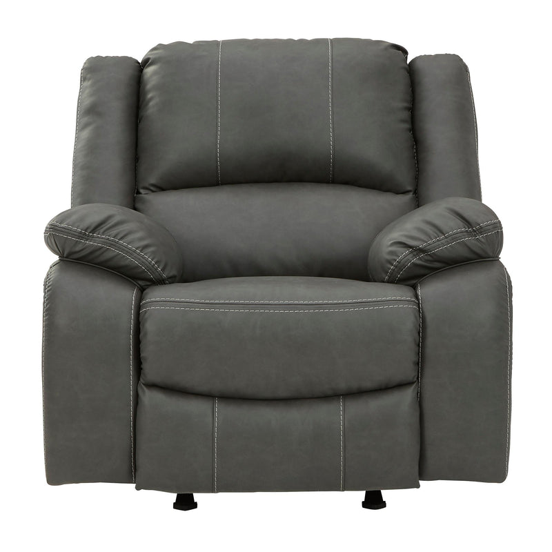 Signature Design by Ashley Calderwell Power Rocker Leather Look Recliner 7710398 IMAGE 1