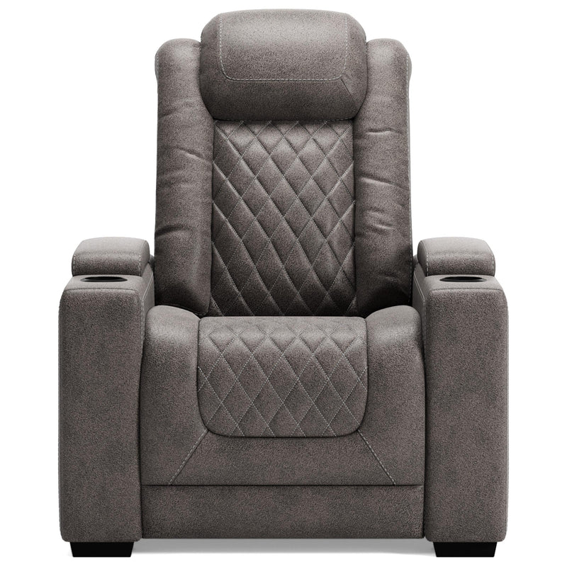 Signature Design by Ashley HyllMont Power Leather Look Recliner 9300313 IMAGE 2