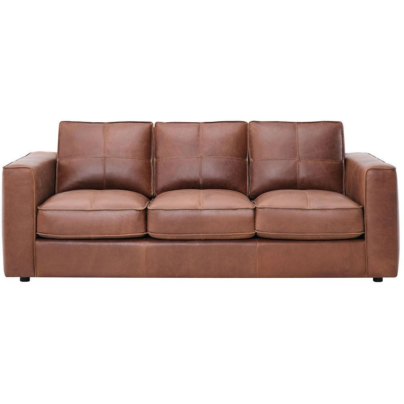 Leather Italia USA Georgetown Stationary Leather Sofa 1669-2083-034408 IMAGE 1