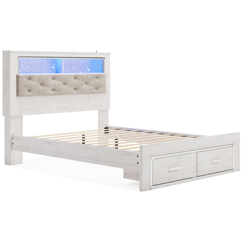 Signature Design by Ashley Altyra Queen Upholstered Bookcase Bed with Storage B2640-65/B2640-54S/B2640-95 IMAGE 5