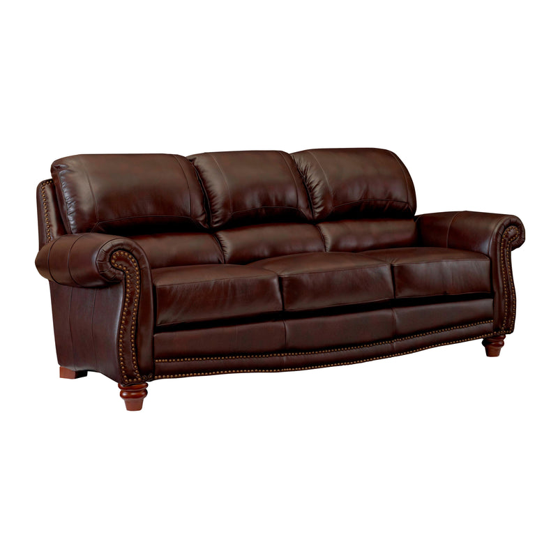 Leather Italia USA Presidential Stationary Leather Sofa 1669-S9922-032952 IMAGE 2