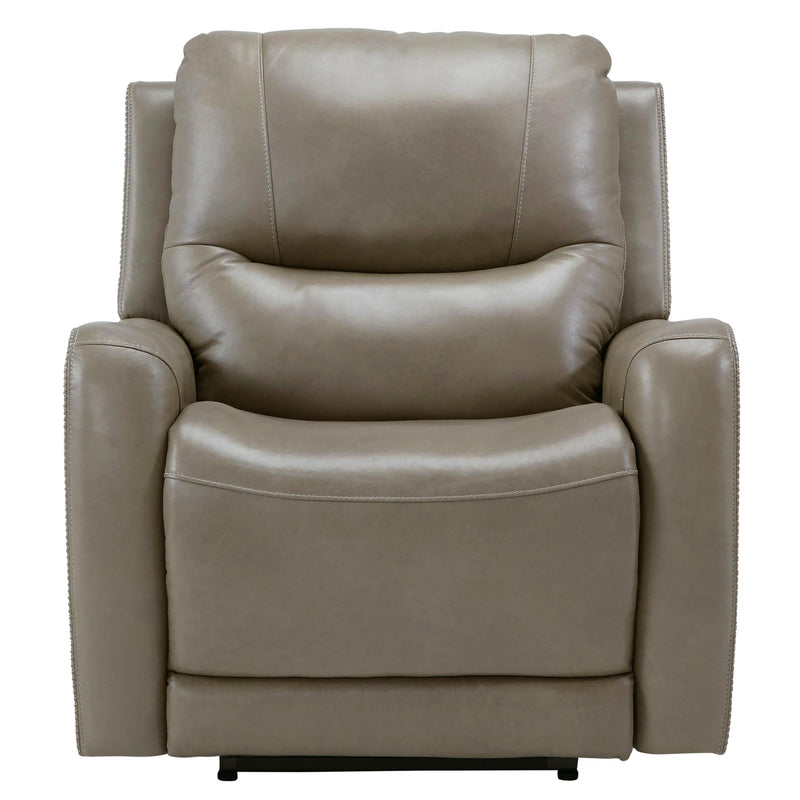 Signature Design by Ashley Galahad Power Leather Look Recliner with Wall Recline 6610206 IMAGE 3