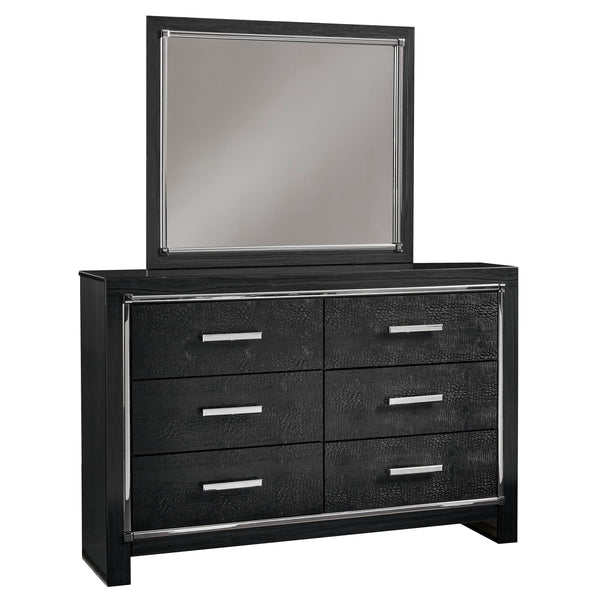 Signature Design by Ashley Kaydell 6-Drawer Dresser with Mirror B1420-31/B1420-36 IMAGE 1