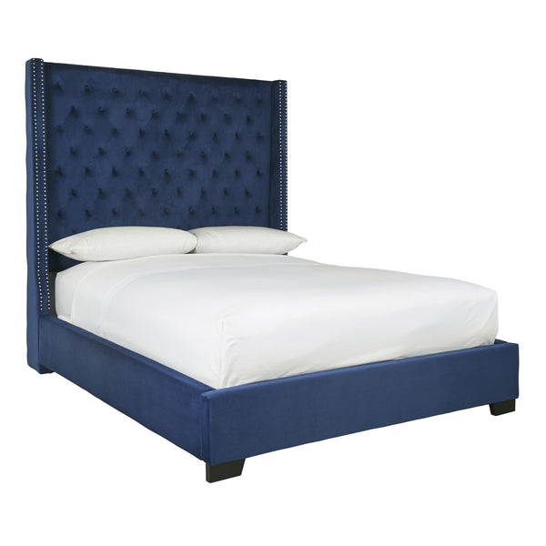 Signature Design by Ashley Coralayne Queen Upholstered Platform Bed B650-177/B650-174 IMAGE 1
