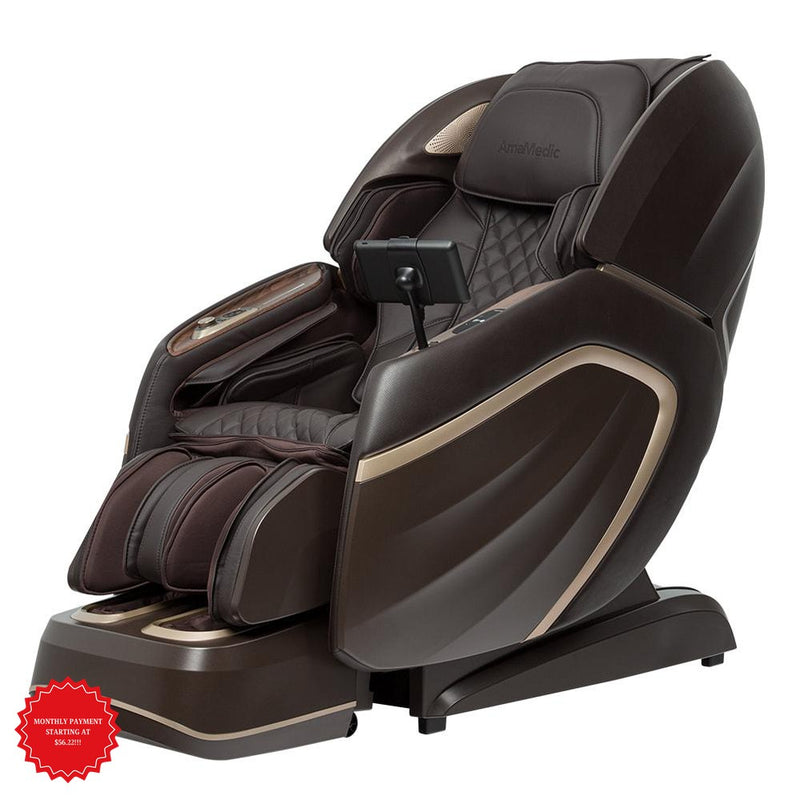 Osaki Massage Chair Massage Chairs Massage Chair Amamedic Hilux 4D Massage Chair - Brown IMAGE 1